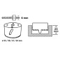 GRAPHITE 56T722 Otwornice z adapterem, 32-54 mm, zestaw 6 szt.