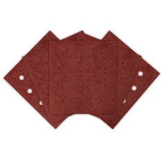 NEO TOOLS 54-053 Papiery ścierne na rzep, kwadrat 113 x 113 mm, P80, 5 szt., z 8 otworami do 04-623