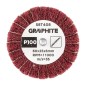GRAPHITE 58T408 Ściernica listkowa trzpieniowa 60 x 25 x 6 mm, P100