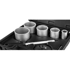 GRAPHITE 56T743 Otwornice wolframowe 32-83 mm, zestaw 8 szt. 