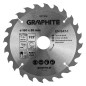 GRAPHITE 57T214 Tarcza do pilarki, widiowa, 180 x 30 mm, 24 zęby