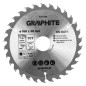 GRAPHITE 57T210 Tarcza do pilarki, widiowa, 160 x 30 mm, 30 zębów