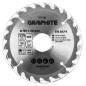 GRAPHITE 57T205 Tarcza do pilarki, widiowa, 130 x 30 mm, 24 zęby
