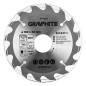 GRAPHITE 57T204 Tarcza do pilarki, widiowa, 130 x 30 mm, 16 zębów