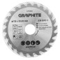 GRAPHITE 57T200 Tarcza do pilarki, widiowa, 115 x 22.23 mm, 24 zęby
