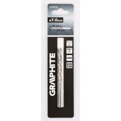 GRAPHITE 54T978 Wiertło do metalu HSS, DIN 338, 7 mm 