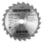 GRAPHITE 57T230 Tarcza do pilarki, widiowa, 250 x 30 mm, 24 zęby