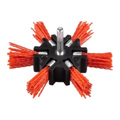 GRAPHITE 57T427 Szczotka nylonowa, tarczowa, 100 mm, z trzpieniem 6 mm