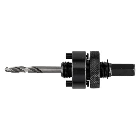 GRAPHITE 56T754 Adapter z wiertłem pilotującym do otwornic bi-metalowych 32-152 mm, Hex