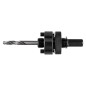 GRAPHITE 56T754 Adapter z wiertłem pilotującym do otwornic bi-metalowych 32-152 mm, Hex