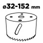 GRAPHITE 56T754 Adapter z wiertłem pilotującym do otwornic bi-metalowych 32-152 mm, Hex