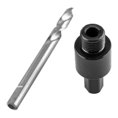GRAPHITE 56T753 Adapter z wiertłem pilotującym do otwornic bi-metalowych 14-30 mm, Hex 