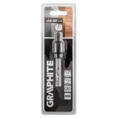 GRAPHITE 56T753 Adapter z wiertłem pilotującym do otwornic bi-metalowych 14-30 mm, Hex 