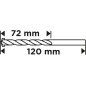 GRAPHITE 56T207 Wiertło do betonu 8 x 120 mm