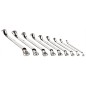 NEO TOOLS 09-952 Klucze oczkowe odgięte 6-32 mm, zestaw 12 szt.