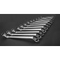 NEO TOOLS 09-952 Klucze oczkowe odgięte 6-32 mm, zestaw 12 szt.
