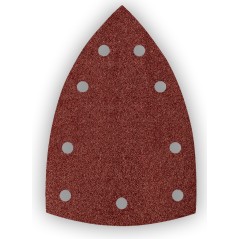 NEO TOOLS 54-056 Papiery ścierne na rzep, żelazko 100 x 147 mm, P80, 5 szt., z 9 otworami do 04-623 