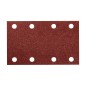 NEO TOOLS 54-050 Papier ścierny prostokątny 8 otworów 128 x 78 mm P80 do 04-623, 5 szt.