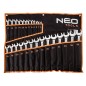 NEO TOOLS 09-035 Klucze płasko-oczkowe 6-32 mm, zestaw 26 szt.