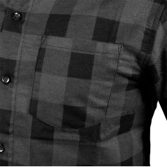 NEO TOOLS 81-547-XXXL Koszula flanelowa, szara, rozmiar XXXL 