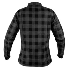 NEO TOOLS 81-547-L Koszula flanelowa, szara, rozmiar L 