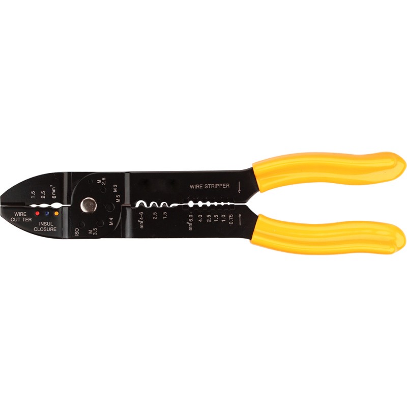 TOPEX 32D410 Szczypce do zaciskania końcówek izolowanych i nieizolowanych 0.75-6 mm
