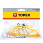 TOPEX 82S116 Okulary ochronne, żółte