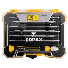 TOPEX 39D551 Wkrętaki precyzyjne, zestaw 7 szt. 