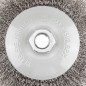 GRAPHITE 57T409 Szczotka druciana tarczowa 125 mm, drut karbowany, stalowy, M14
