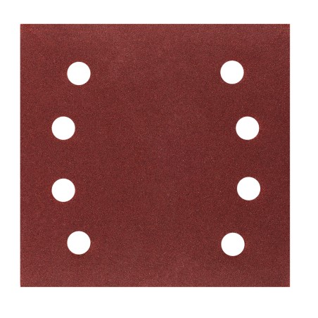 NEO TOOLS 54-054 Papiery ścierne na rzep, kwadrat 113 x 113 mm, P120, 5 szt., z 8 otworami do 04-623