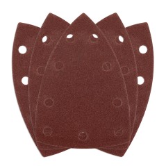 NEO TOOLS 54-057 Papiery ścierne na rzep, żelazko 100 x 147 mm, P120, 5 szt., z 9 otworami do 04-623