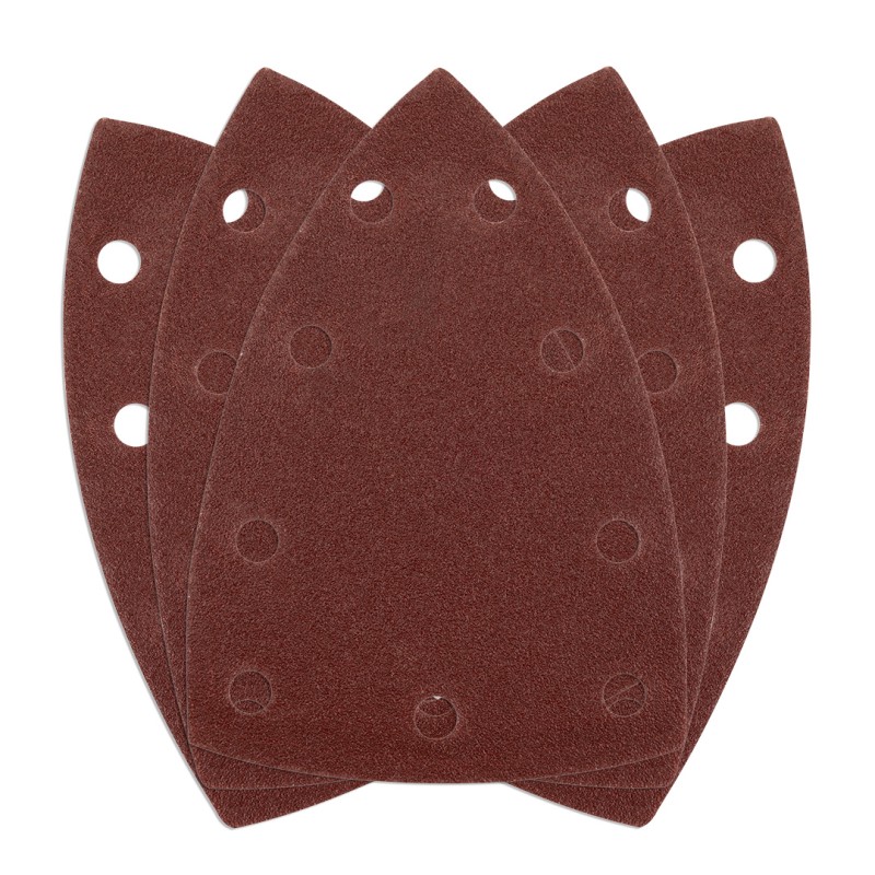 NEO TOOLS 54-057 Papiery ścierne na rzep, żelazko 100 x 147 mm, P120, 5 szt., z 9 otworami do 04-623