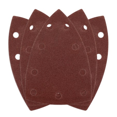 NEO TOOLS 54-057 Papiery ścierne na rzep, żelazko 100 x 147 mm, P120, 5 szt., z 9 otworami do 04-623