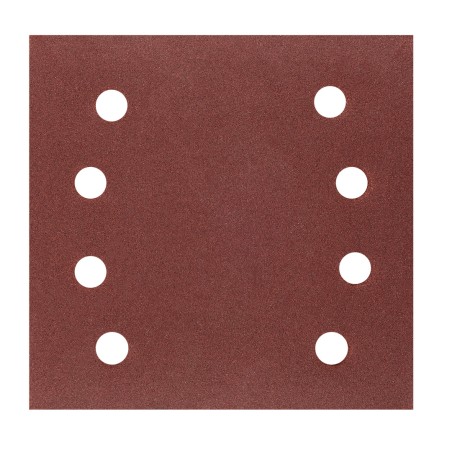 NEO TOOLS 54-055 Papiery ścierne na rzep, kwadrat 113 x 113 mm, P240, 5 szt., z 8 otworami do 04-623