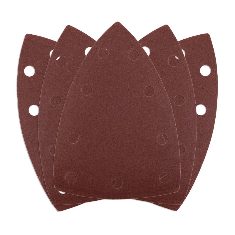 NEO TOOLS 54-058 Papiery ścierne na rzep, żelazko 100 x 147 mm, P240, 5 szt., z 9 otworami do 04-623
