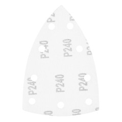 NEO TOOLS 54-058 Papiery ścierne na rzep, żelazko 100 x 147 mm, P240, 5 szt., z 9 otworami do 04-623 