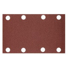 NEO TOOLS 54-052 Papiery ścierne na rzep, prostokąt  80 x 130 mm, P240, 5 szt., z 8 otworami do 04-623