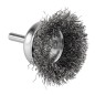 GRAPHITE 57T417 Szczotka druciana doczołowa 50 mm, drut karbowany, stalowy, z trzpieniem 6 mm