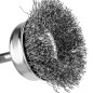 GRAPHITE 57T417 Szczotka druciana doczołowa 50 mm, drut karbowany, stalowy, z trzpieniem 6 mm