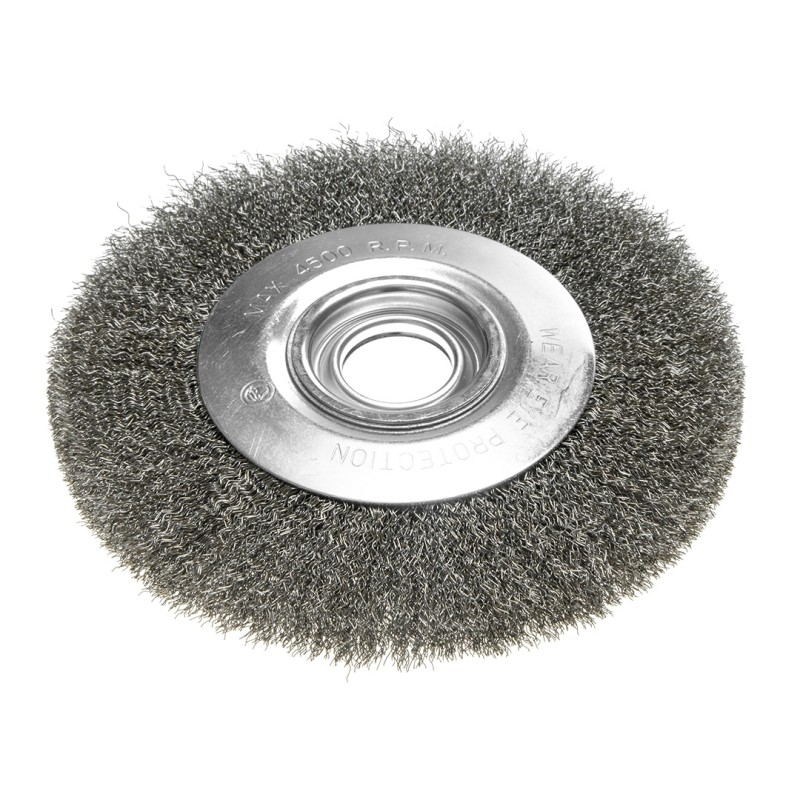 GRAPHITE 57T401 Szczotka druciana tarczowa 200 x 32 mm, drut karbowany, stalowy