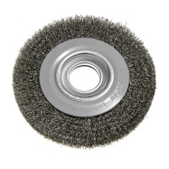 GRAPHITE 57T435 Szczotka druciana tarczowa 150 x 32 mm, drut karbowany, stalowy