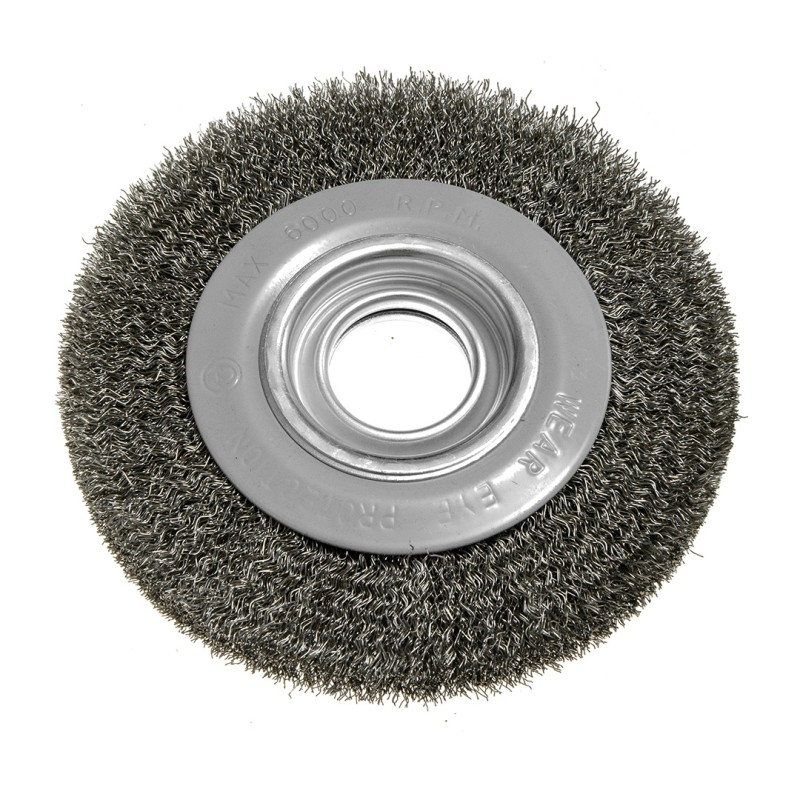 GRAPHITE 57T435 Szczotka druciana tarczowa 150 x 32 mm, drut karbowany, stalowy