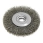 GRAPHITE 57T434 Szczotka druciana tarczowa 125 x 20 mm, drut karbowany, stalowy