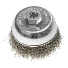 GRAPHITE 57T400 Szczotka druciana doczołowa 100 mm, drut karbowany stalowy, M14