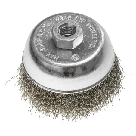 GRAPHITE 57T400 Szczotka druciana doczołowa 100 mm, drut karbowany stalowy, M14