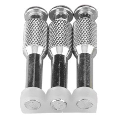 GRAPHITE 57T403 Szczotki druciane tarczowe, drut karbowany, mosiądzowany, 25, 38, 50, 63, 75 mm, 5 szt. 