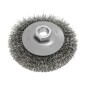 GRAPHITE 57T410 Szczotka druciana tarczowa 100 mm, drut karbowany, stalowy, M14