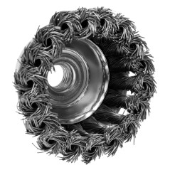 GRAPHITE 57T413 Szczotka druciana doczołowa 70 mm, drut skręcony, stalowy, M14