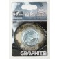 GRAPHITE 57T429 Szczotka druciana doczołowa 50 mm, drut karbowany, mosiądzowany, z trzpieniem 6 mm