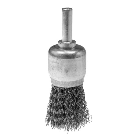 GRAPHITE 57T431 Szczotka druciana pędzelkowa 24 mm, drut karbowany, stalowy, z trzpieniem 6 mm